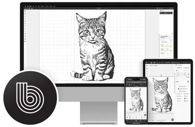 筆電上開啟的 Beam Studio