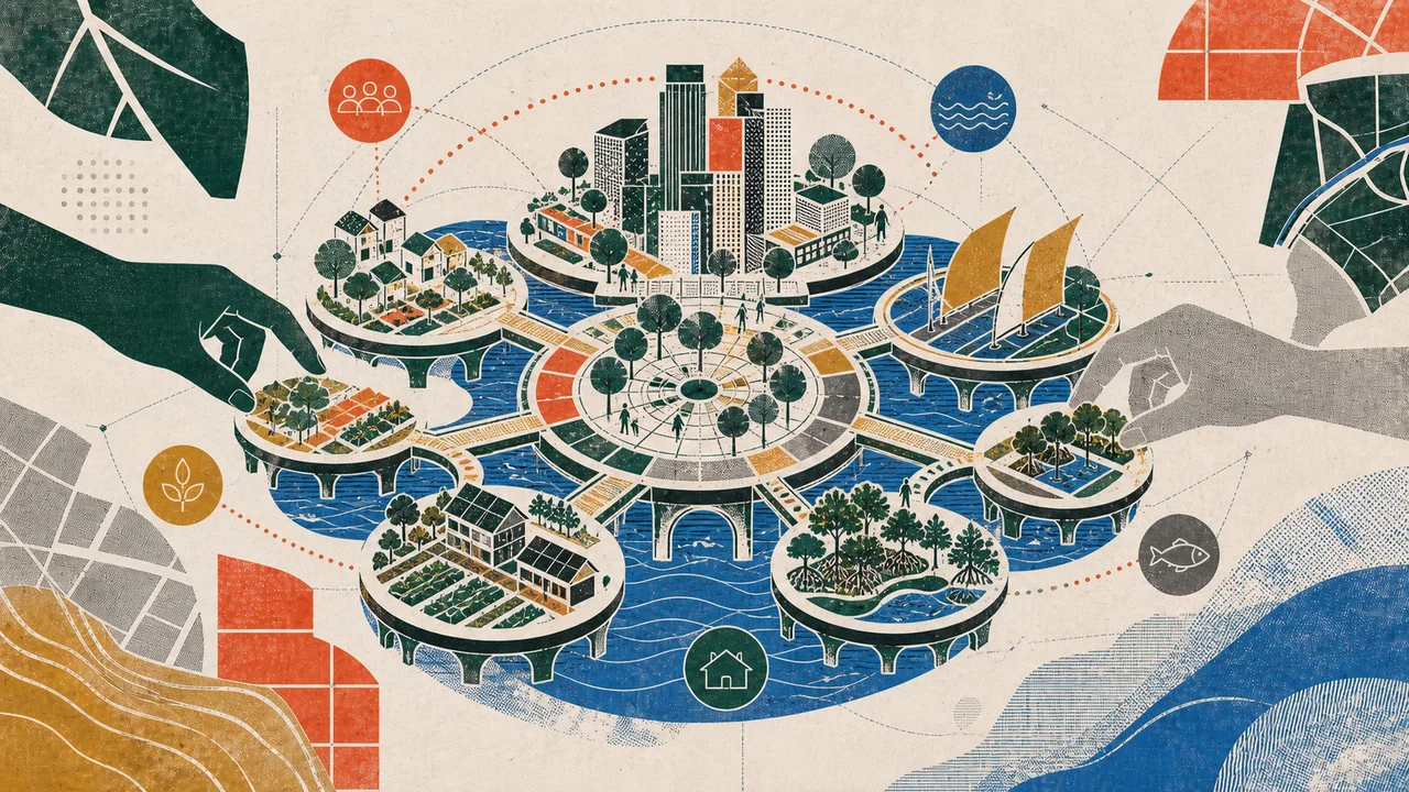 海上都市計劃教案主題插圖